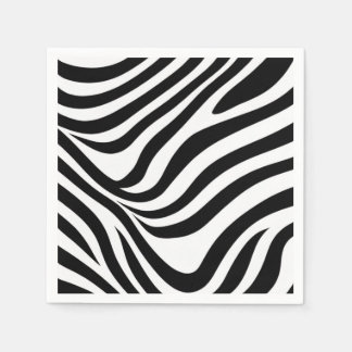 Zebrastreifen Serviette