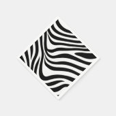 Zebrastreifen Serviette (Ecke)