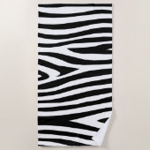 Zebrastreifen Strandtuch (Vorderseite)