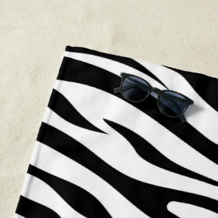 Zebrastreifen Strandtuch