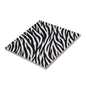 Zebrastreifen Tiermuster Fliese (Seite)