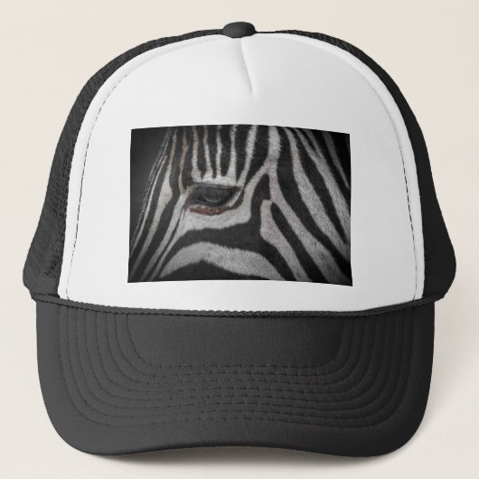 Zebrastreifen Truckerkappe (Vorderseite)