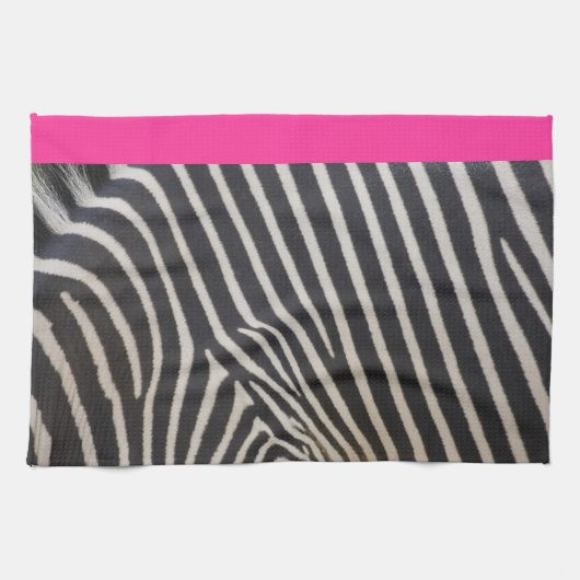 Zebrastreifen und rosa Küchentuch (Horizontal)