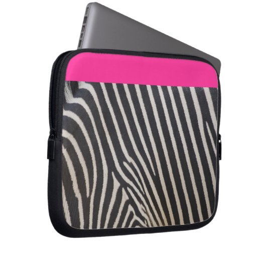 Zebrastreifen und rosa laptopschutzhülle (Vorne Rechts)