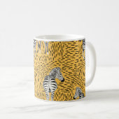 Zebrastreifen: von Hand gezeichnet nahtloser Hinte Kaffeetasse (VorderseiteRechts)