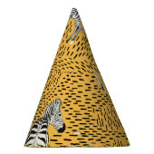 Zebrastreifen: von Hand gezeichnet nahtloser Hinte Partyhütchen (Rechts)