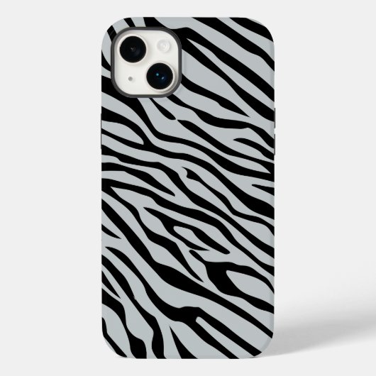 Zebrastreifen Zebrastreifen Klicken Sie auf Grau Case-Mate iPhone Hülle (Rückseite)