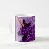 Zebraunicorn-Kaffee-Tasse Kaffeetasse (Vorderseite Links)