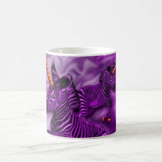 Zebraunicorn-Kaffee-Tasse Kaffeetasse (Mittel)