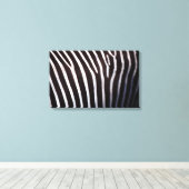 Zebraverstecke Leinwanddruck (Insitu (Holzboden))