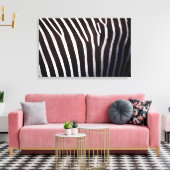 Zebraverstecke Leinwanddruck (Insitu (Wohnzimmer))