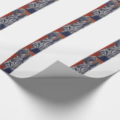 Zebrazebras-Afrikaner-Streifen Geschenkpapier (Ecke)