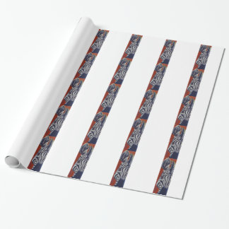 Zebrazebras-Afrikaner-Streifen Geschenkpapier