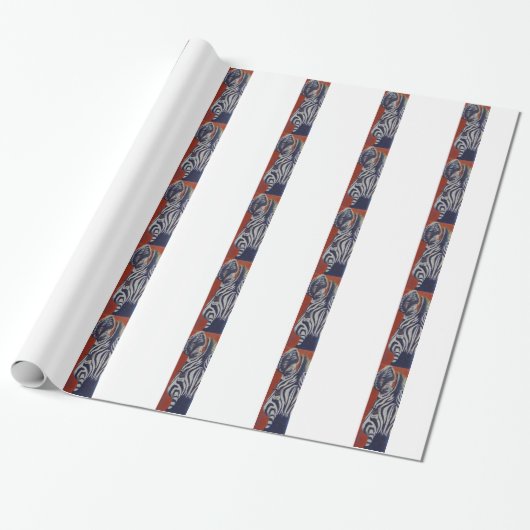 Zebrazebras-Afrikaner-Streifen Geschenkpapier (Ungerollt)