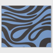 Zebré-Effekt, um zu bieten, mit Vergnügen. Geschenkpapier (Flach)