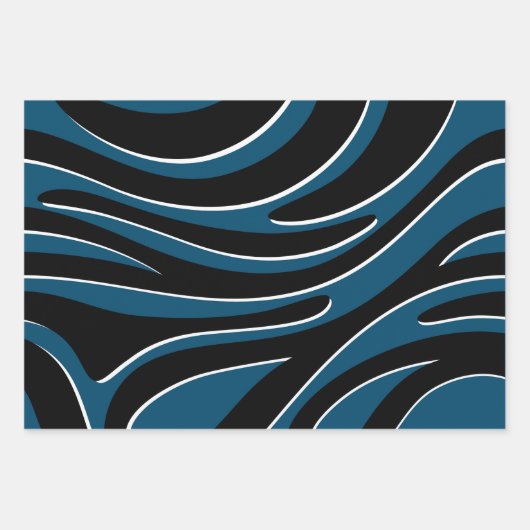 Zebré-Geschenkpapierblatt zum Anbieten Geschenkpapier Set (Vorderseite 3)