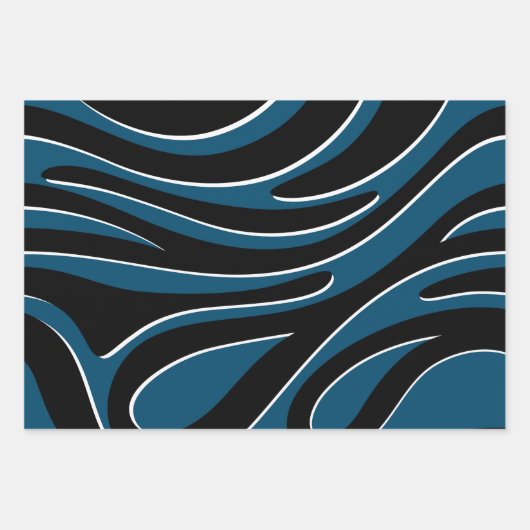 Zebré-Geschenkpapierblatt zum Anbieten Geschenkpapier Set (Vorderseite)