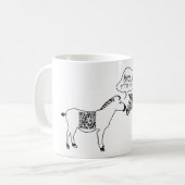 ZEBRE HUMOUR CODE QR DROL KAFFEETASSE (Vorderseite Links)