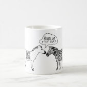 ZEBRE HUMOUR CODE QR DROL KAFFEETASSE (Mittel)