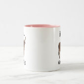 Zebu-Rind Kuh Tier Zweifarbige Tasse (Mittel)