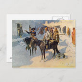 Zebulon Pike Entering Santa Fe Postkarte (Vorne/Hinten)