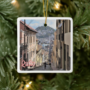 zEC009 QUITO, Altstadt, Amerika, Keramikornament