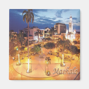 zEC014 MACHALA, Ecuador, Amerika, Kühlschrank Magnet