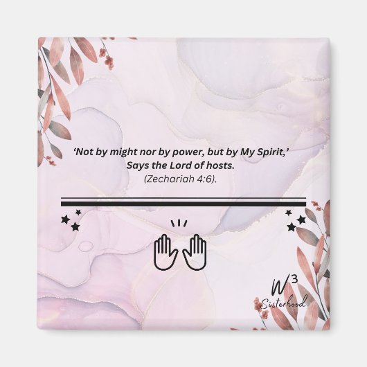 Zech 4:6 magnet (Vorne)