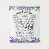 Zechariah 2:5 wandteppich (Vorderseite)