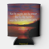 Zechariah 4:6 KEINE Inspirationsquelle Dosenkühler (Vorderseite)