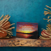 Zechariah 4:6 NICHT MÖGLICH NOCH MIT DEM POWER Chr Fotoplatte (Seite)