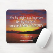 Zechariah 4:6 NICHT MÖGLICH NOCH MIT DEM POWER Mousepad (Mit Mouse)