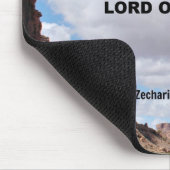 Zechariah 4:6 Weder durch Macht noch durch Power.. Mousepad (Ecke)