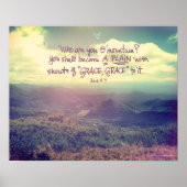 Zechariah 4:7 Poster (Vorne)