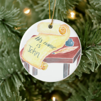 Zechariah & Elizabeth Jesse Tree Keramik Ornament