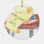 Zechariah & Elizabeth Jesse Tree Keramik Ornament (Vorne)