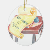 Zechariah & Elizabeth Jesse Tree Keramik Ornament (Links)