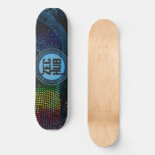 ZecHub Deck v1 Skateboard (Vorderseite)