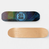 ZecHub Deck v1 Skateboard (Horizontal)