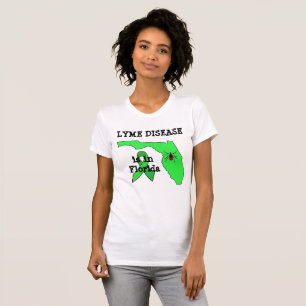 Zeckenbewusstsein-Shirt für Lyme-Borreliose in Flo T-Shirt