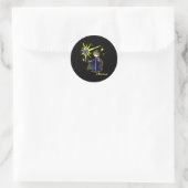 Zeckenkrieg - Generisch Runder Aufkleber (Tasche)