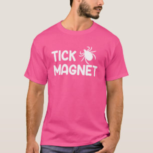Zeckenmagnet Campingick Magnet Freunde T-Shirt
