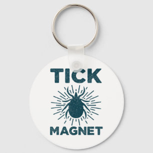 Zeckenmagnet-Shirt Lustiges Camping- und Wandern B Schlüsselanhänger