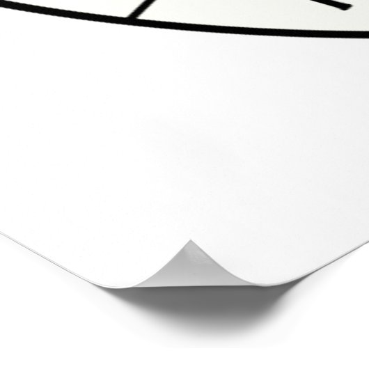 Zeckenrad Poster (Ecke)