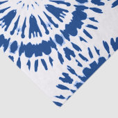 Zeckpapier für die blaue Gefärbte Krawatte Seidenpapier (Ausschnitt)