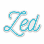 Zed Aufkleber (Vorderseite)