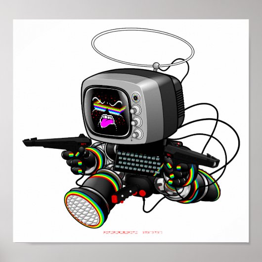 ZED HEX v1.0 Print Poster (Vorne)