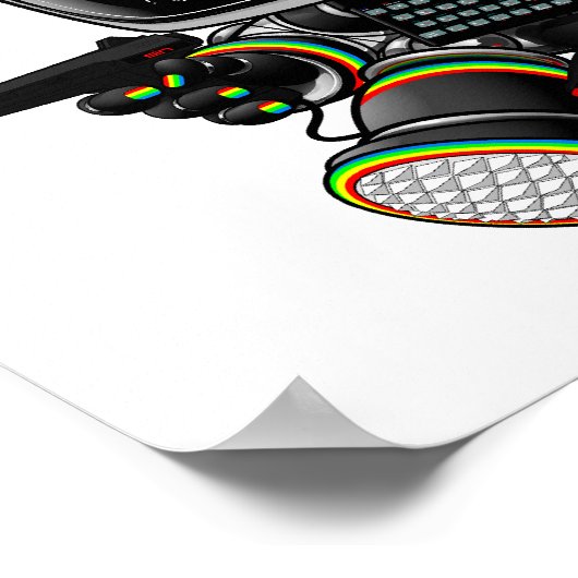 ZED HEX v1.0 Print Poster (Ecke)