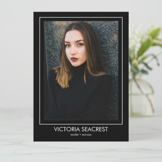 ZED-Karte für Borderline 5-Akteure-Modell Ankündigung (Stehend Vorderseite)