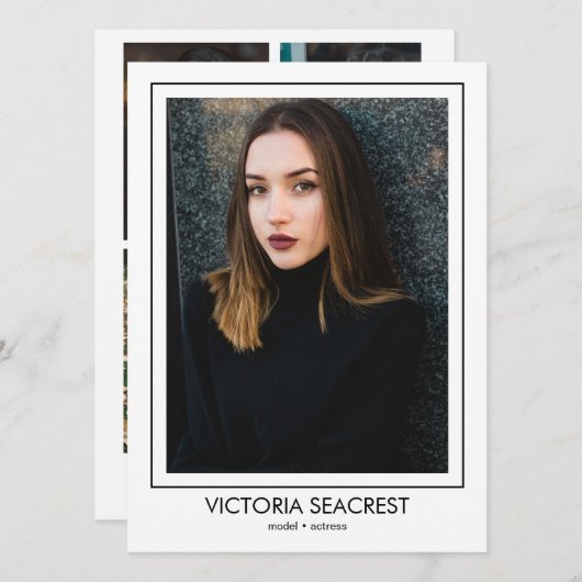 ZED-Karte für Borderline 5-Akteure-Modell Ankündigung (Vorne/Hinten)